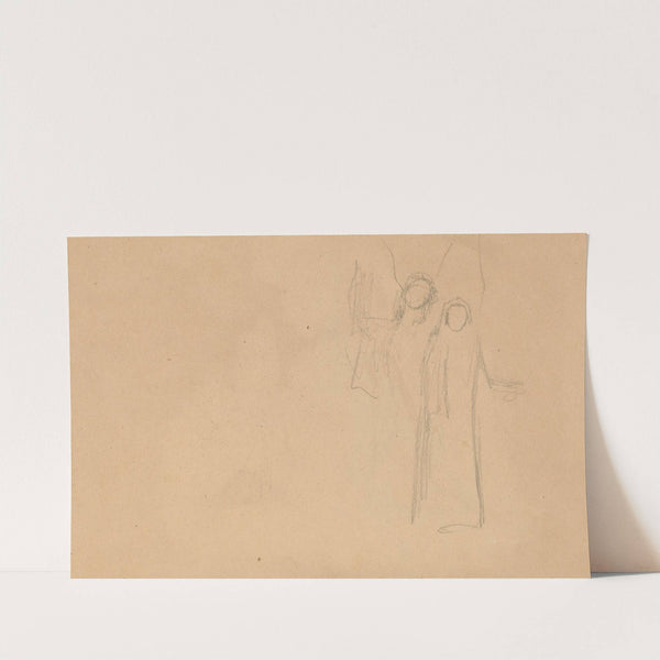 Study of Figures (verso) (1890-1897) by Charles Sprague Pearce