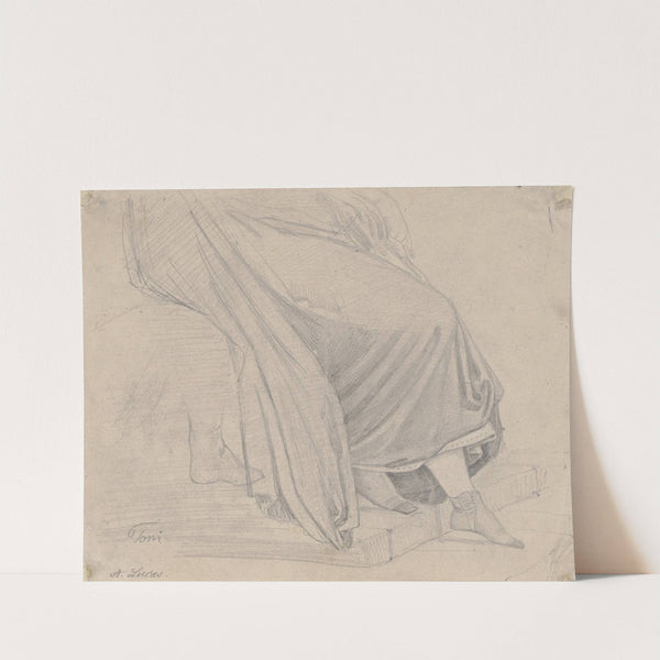 Study of garments by August Lucas