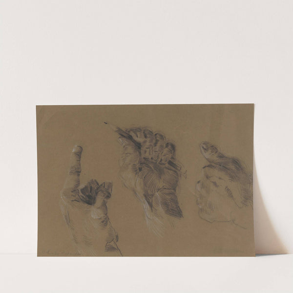 Study of hands by Harry Linley Richardson