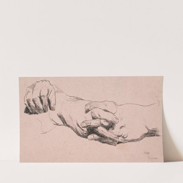 Study of Hands (1901) by Max Beckmann