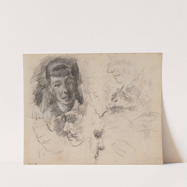 Study of Hands and Heads by James Ensor