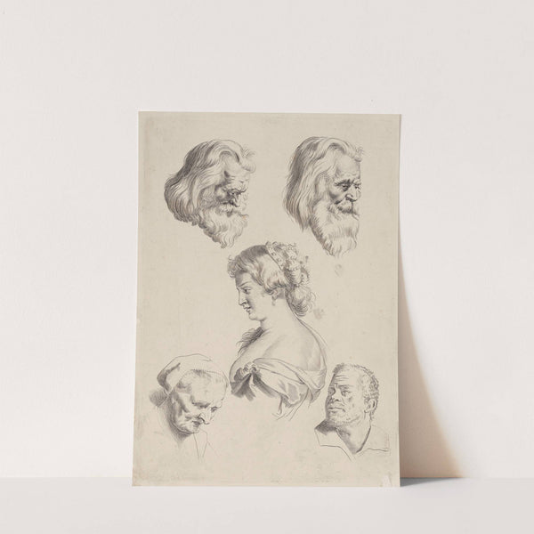 Study of Heads by Peter Paul Rubens