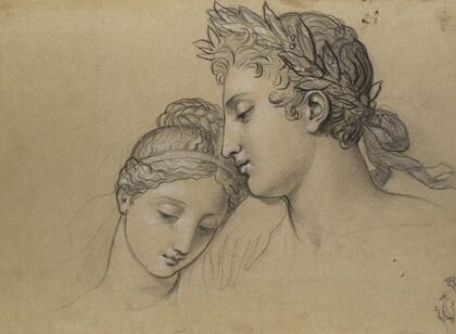 Study of Heads for Study for ‘Castor and Pollux Freeing Helen’