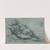 Study of Hercules Resting, with Separate Studies of His Head and Foot (1595-97) by Annibale Carracci