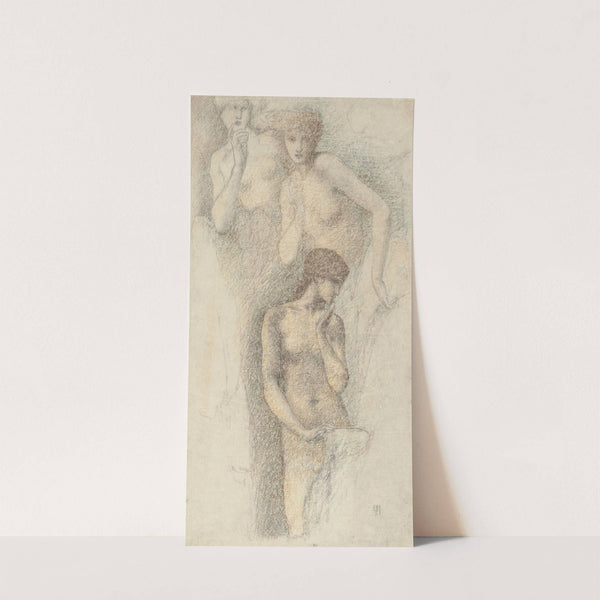 Study of Hill Fairies by Sir Edward Coley Burne-Jones
