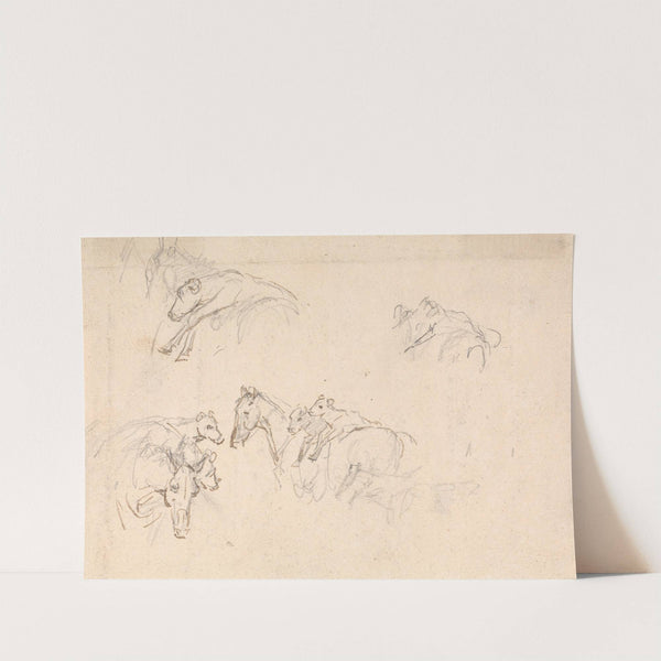 Study of Horses Carrying Calves on their Backs by Sawrey Gilpin