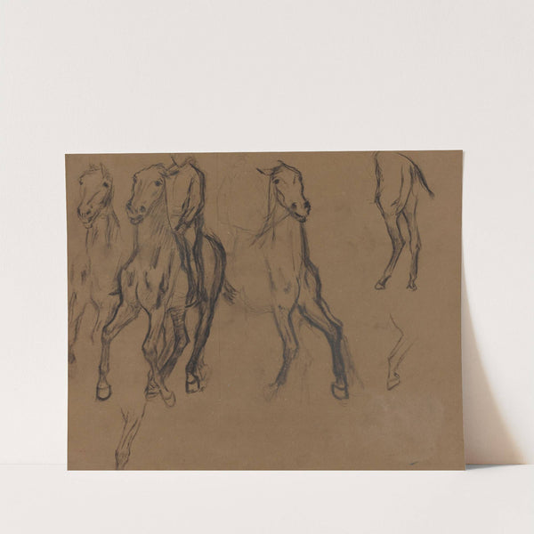 Study of Horses (c. 1886) by Edgar Degas