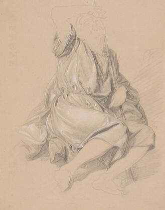 Study of Jacob’s robes for the painting ‘The Immaculate Conception of the Blessed Virgin Mary’