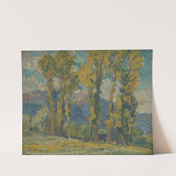 Study of Landscape by Alexander Kubínyi