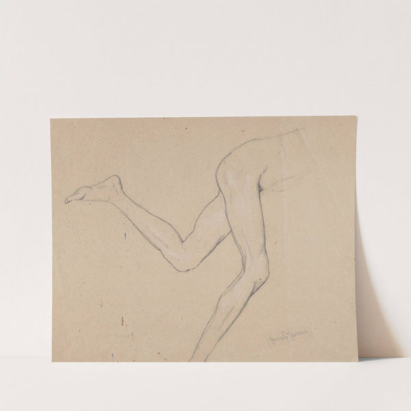 Study of Legs of a Running Man (1895) by Hans Thoma