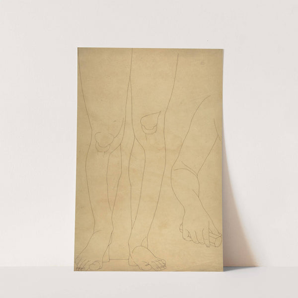 Study of Lower Legs and an Arm by William Pitts