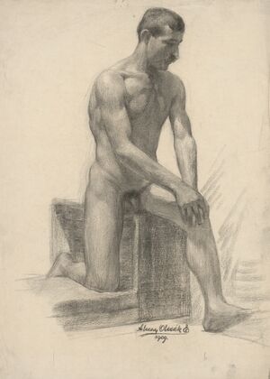 Study of Male Nude