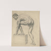 Study of Male Nude by Emil Alexay-Olexák