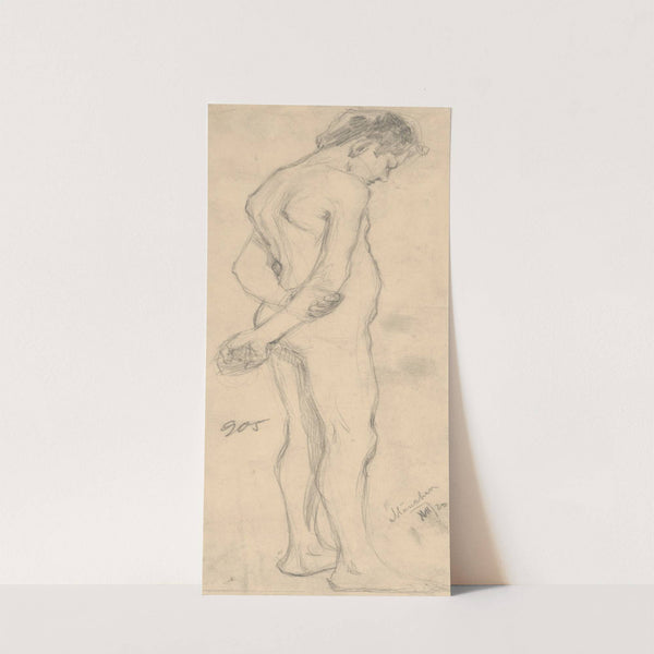 Study of Male Nude by Eduard Putra