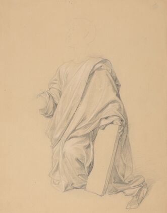 Study of Moses’ robes for the painting ‘The Immaculate Conception of the Blessed Virgin Mary’