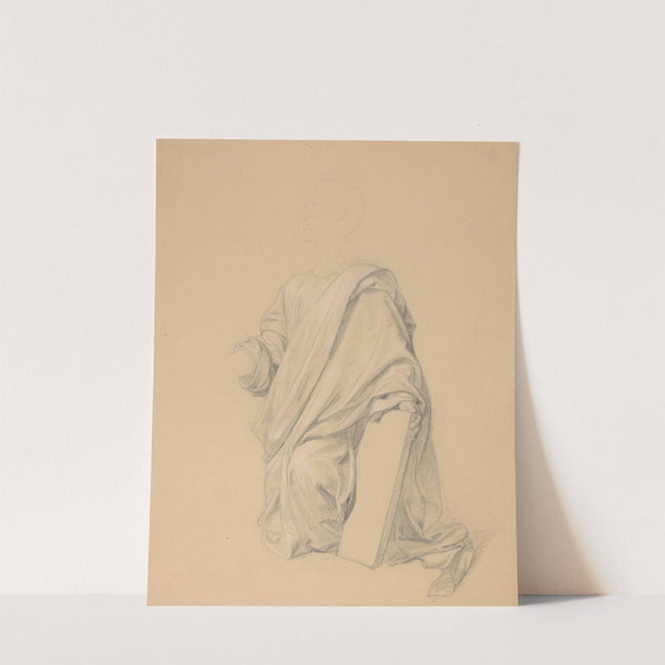 Study of Moses' robes for the painting 'The Immaculate Conception of the Blessed Virgin Mary' by Józef Simmler