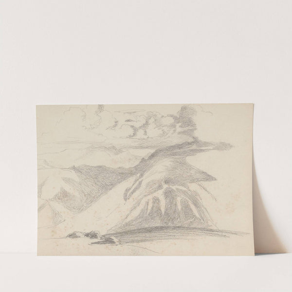 Study of Mountainous Landscape by Barbara Bodichon
