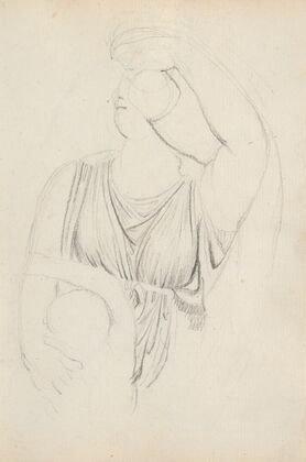 Study of Niobe and Her Youngest Daughter from the Right, Niobid Group, Villa Medici Gardens, Rome