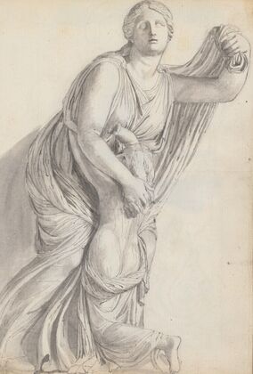 Study of Niobe With Her Youngest Daughter, from the Niobid Group, Villa Medici Gardens, Rome