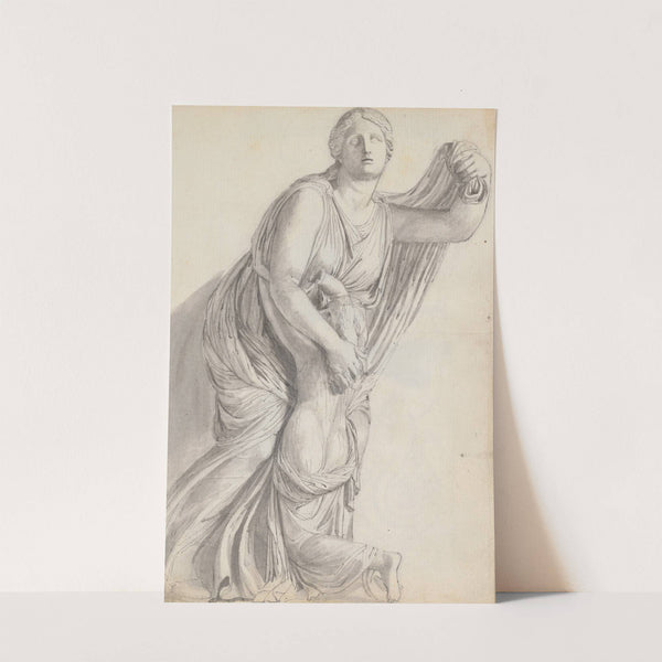 Study of Niobe With Her Youngest Daughter, from the Niobid Group, Villa Medici Gardens, Rome by John Flaxman