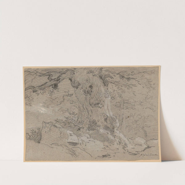 Study of Old Tree Trunk by Jean-Antoine Linck