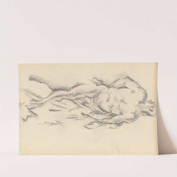 Study of Puget’s ‘Milo of Crotona’ (1895-1898) by Paul Cézanne