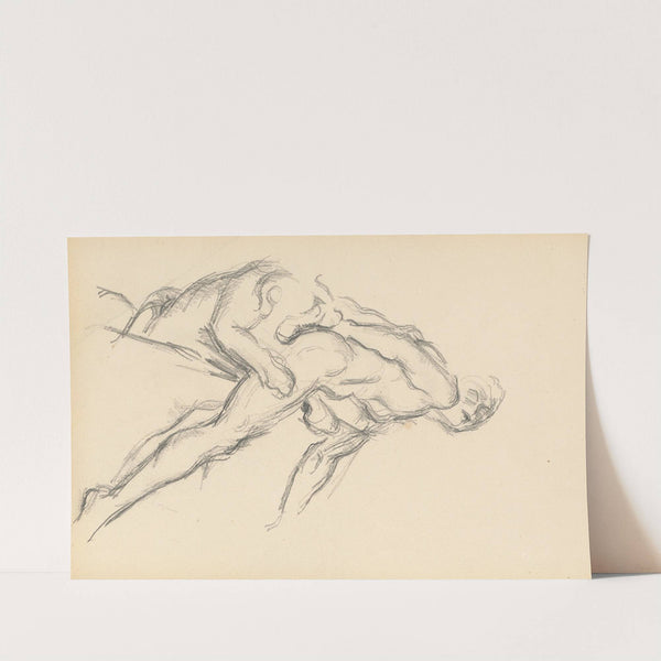 Study of Puget’s ‘Milo of Crotona’ (1880-1883) by Paul Cézanne