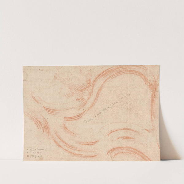 Study of Rocaille Mouldings (ca. 1767) by Alexander Runciman