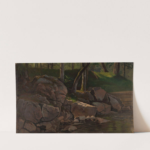 Study of Rocks (1837) by Knud Baade