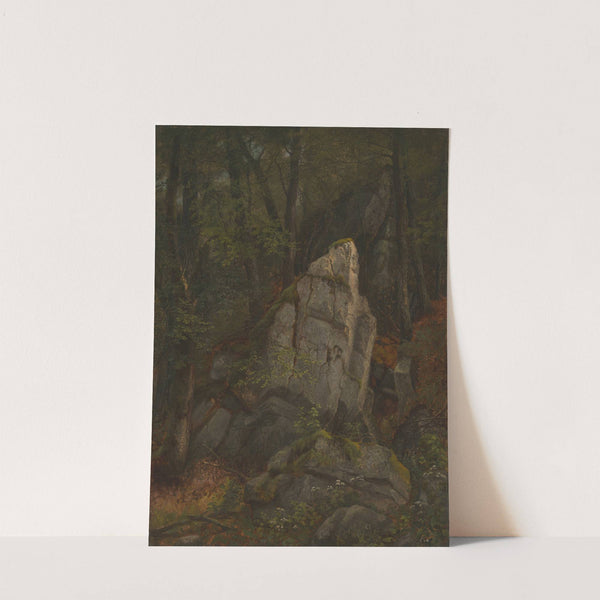 Study of Rocks in Pearson’s Ravine (mid–1850s) by Asher Brown Durand