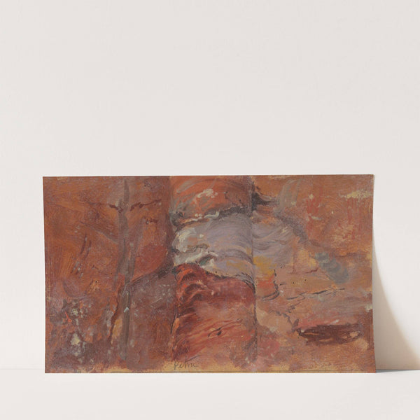 Study of Rocks, Petra (1868) by Frederic Edwin Church