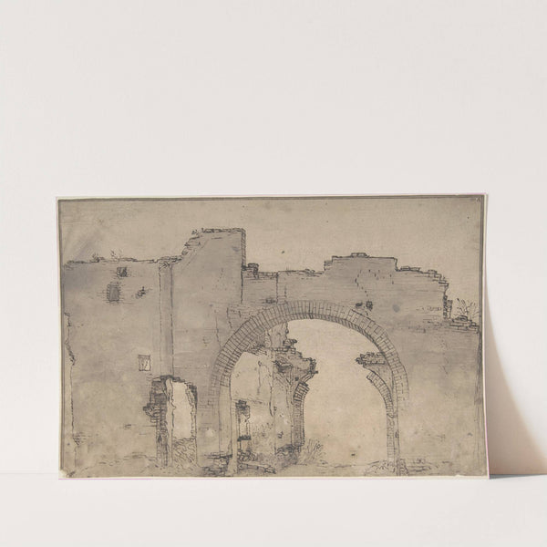 Study of Ruins by Filippo Napoletano