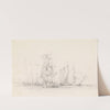 Study of Sailing Ships by George Jones