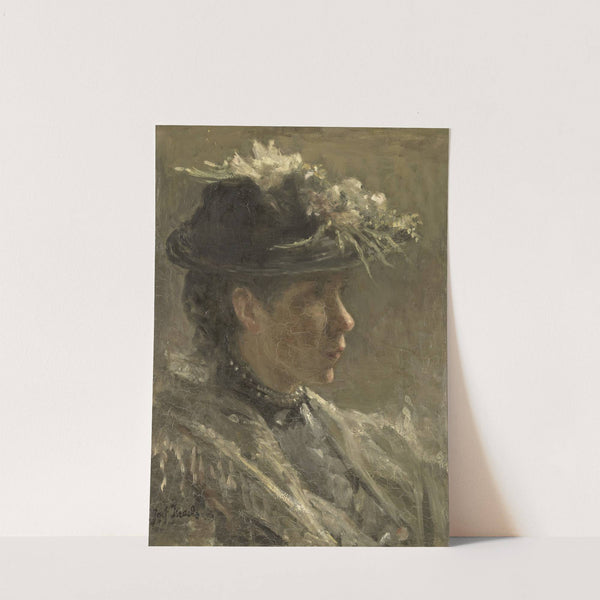 Study of Sijtje van Bemmel (1880-1963) by Jozef Israëls