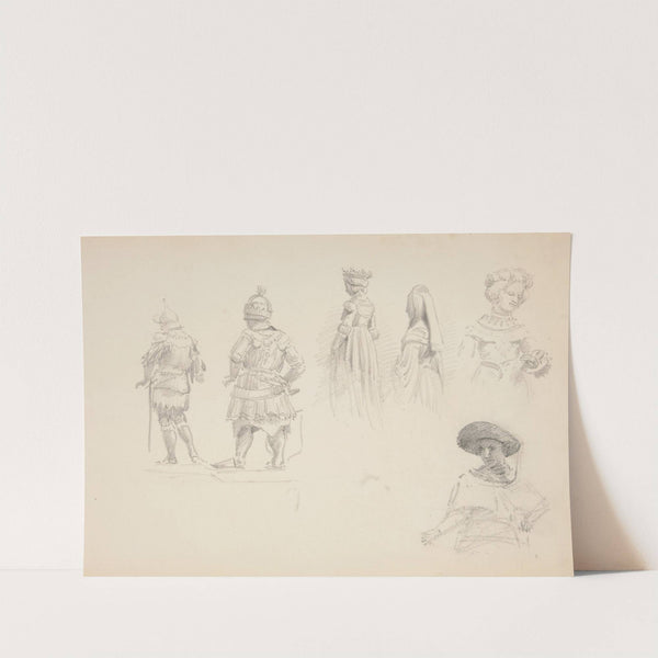 Study of Six Figures by John Singer Sargent