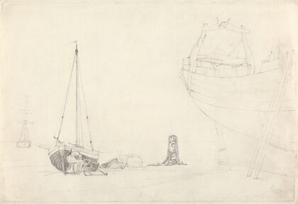 Study of Small Fishing Vessel on Shore