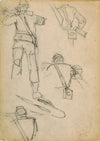 Study of Soldiers Taking Aim