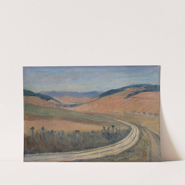 Study Of Spiš Landscape by Jozef Hanula