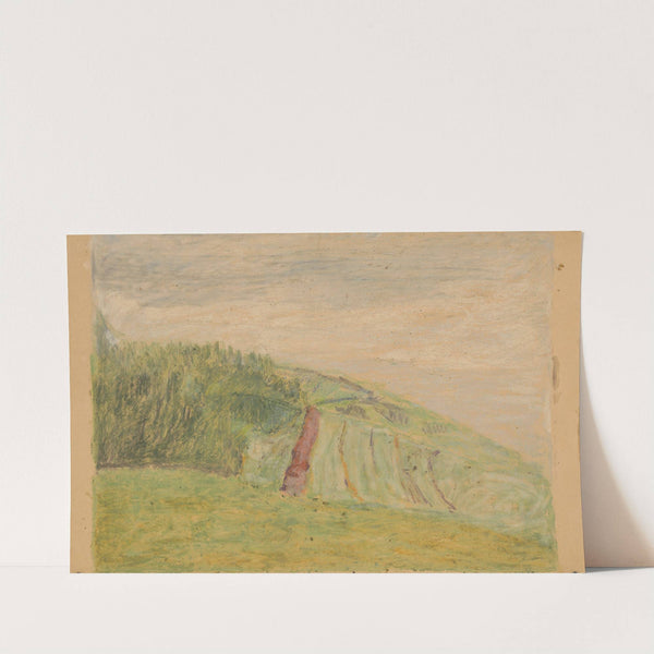 Study Of Spiš Landscape by Jozef Hanula