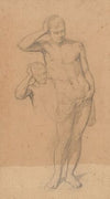 Study of the act to the figure of John of Finland for the painting ‘Catherine Jagiellon in Gripsholm Prison’
