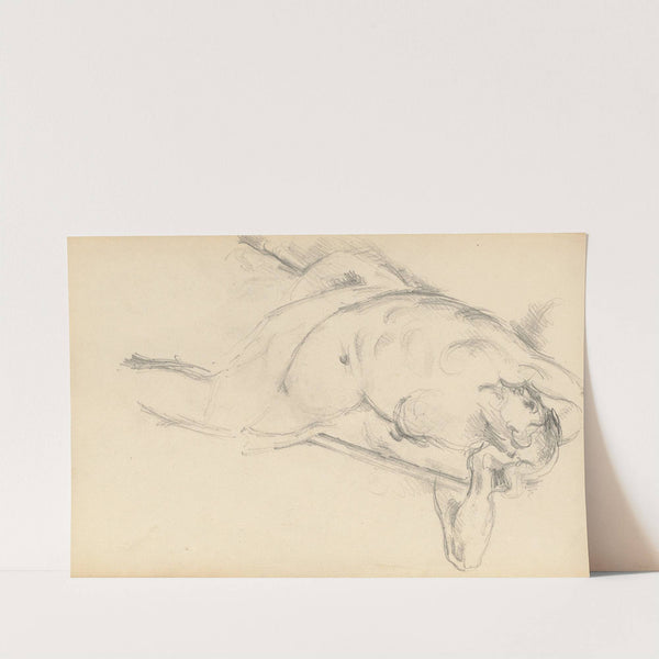 Study of the Allegorical Figure Bellona in Rubens’ ‘The Apotheosis of Henri IV’ (1879-1882) by Paul Cézanne