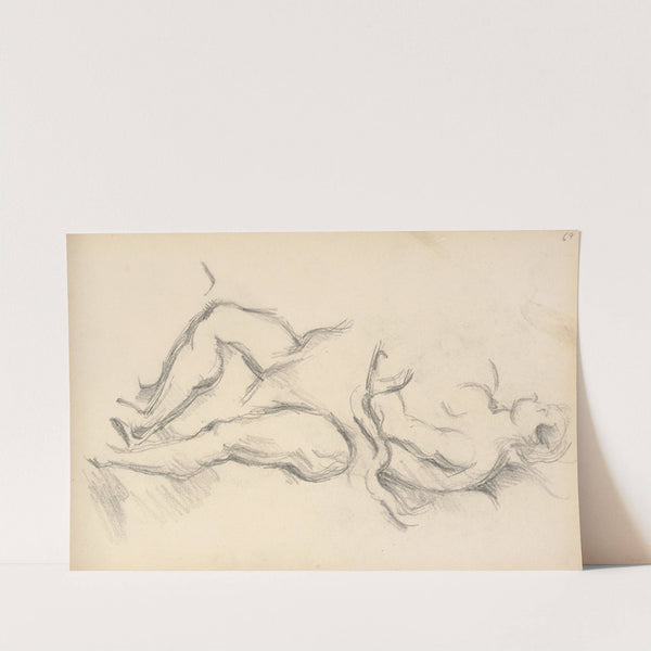 Study of the Allegorical Figure of the Genius of Health from Rubens’ ‘The Birth of Louis XIII at Fontainbleau’ (1895-1898) by Paul Cézanne