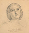 Study of the Archangel Gabriel (1858)