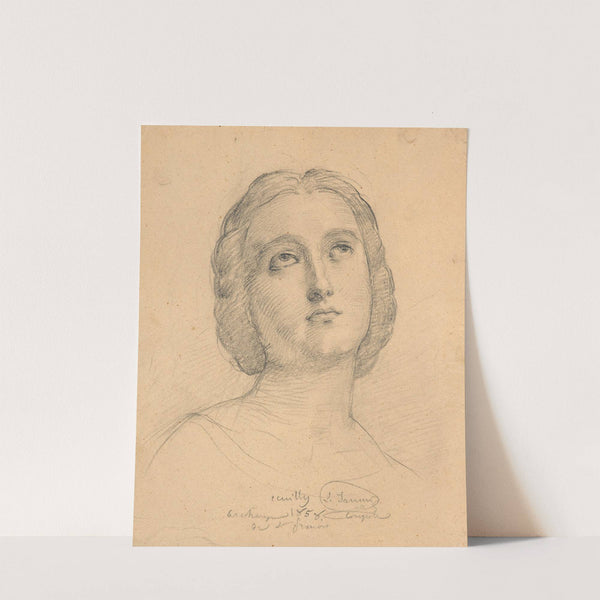 Study of the Archangel Gabriel (1858) by Louis Janmot