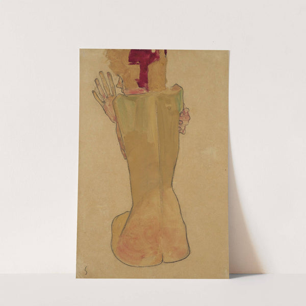 Study of the Artist’s Sister by Egon Schiele