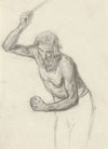 Study of the charioteer in ‘Elijah running to Jezreel before Ahab’s Chariot’