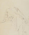 Study of the Figure of a Sitting Man in a Tunic (1865 - 1924)