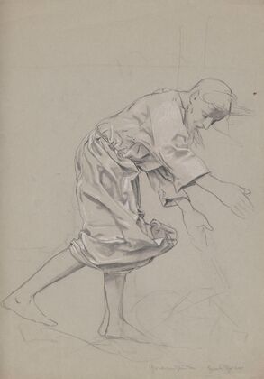 Study of the Figure of Christ for the Painting ‘Christ and Peter at Sea’ (1902)