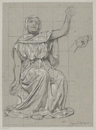 Study of the Figure of One of the Norns (1889)