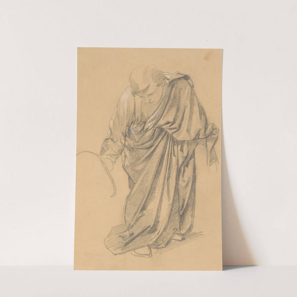 Study of the figure of St John to the painting 'Entombment' by Józef Simmler